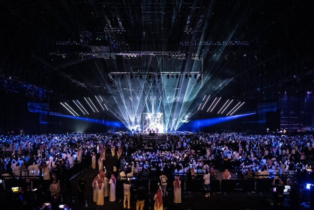 الحفلات الغنائية في السعودية
