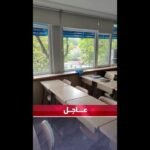 لحظة تبادل إطلاق النار مع منفذي الهجوم على وزارة الداخلية بالعاصمة التركية أنقرة