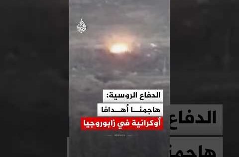 الدفاع الروسية: هاجمنا مستودعات ونقاط تحكم بالطائرات المسيرة في زابوروجيا